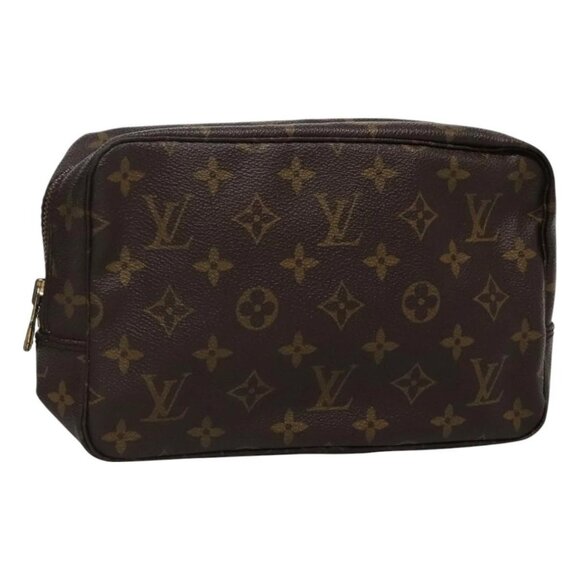 LOUIS VUITTON Monogram Trousse Toilette 23 Clutch Bag M47524 LV Auth 128421 - Picture 1 of 16